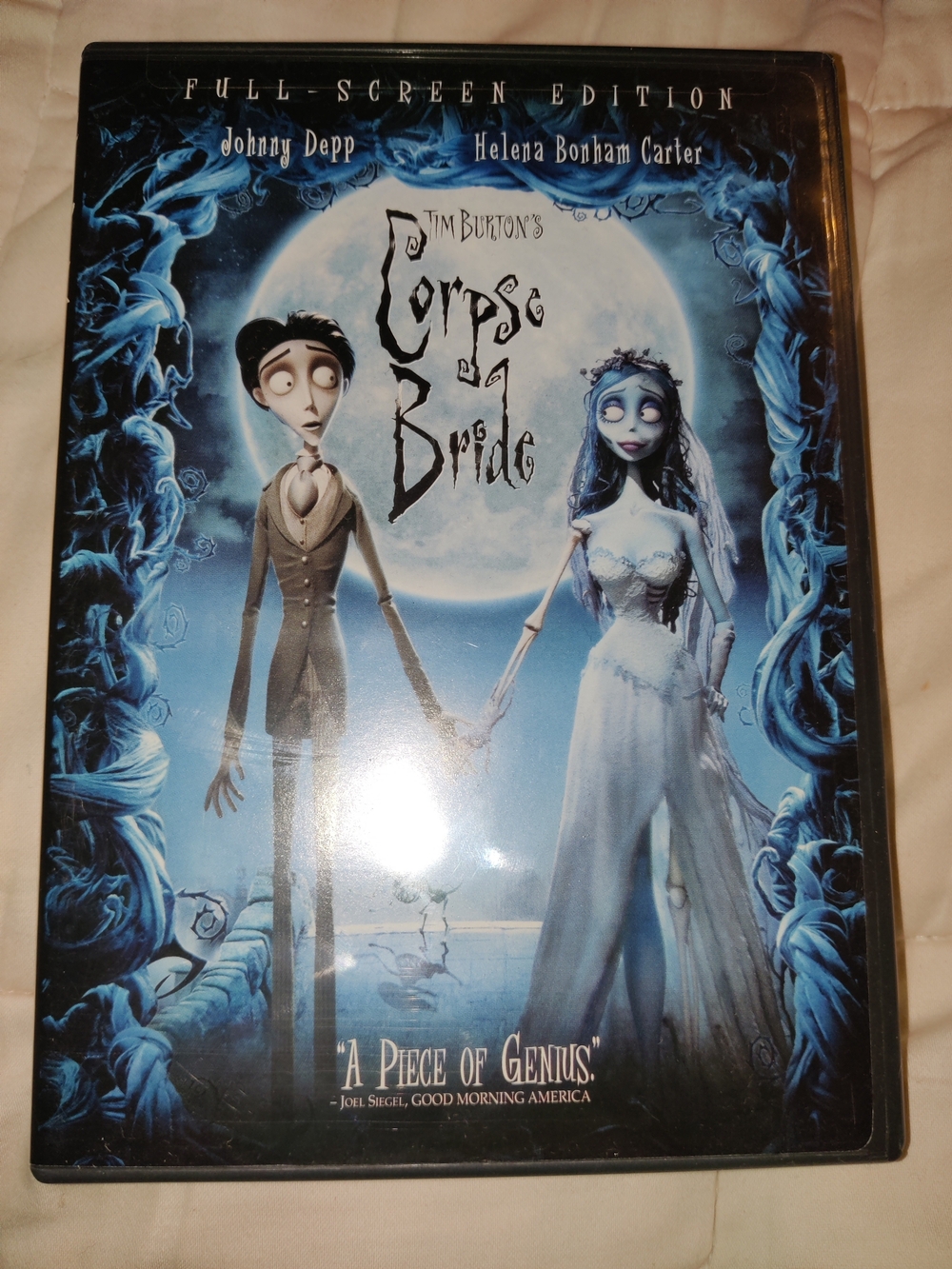 Tim Burton's Corpse Bride DVD - Blue Cover Art
